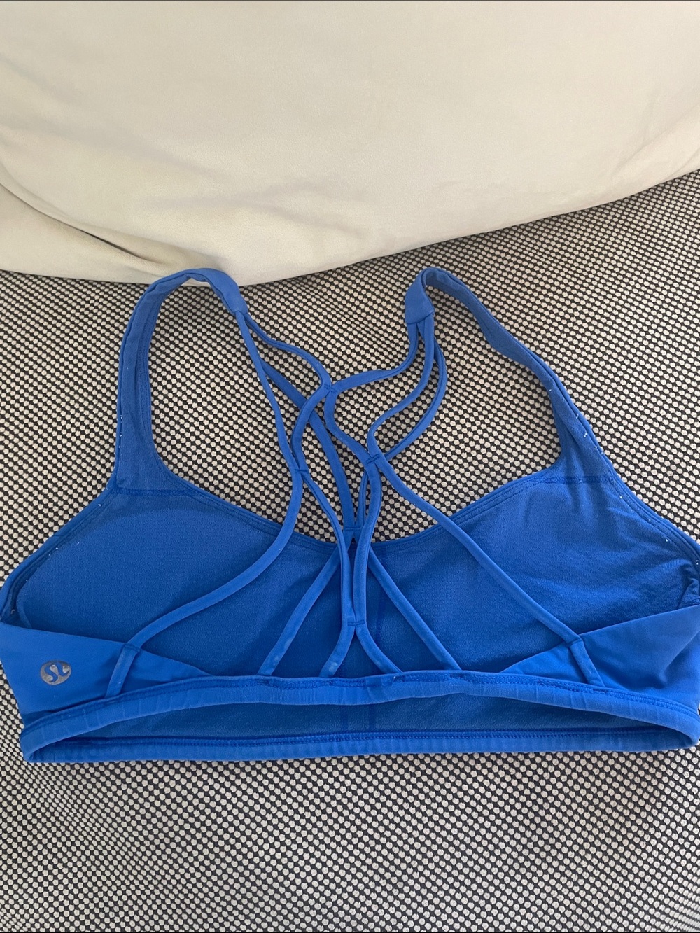 lululemon athletica Electric Blue Strappy Sports Bra - Picture 2 of 3